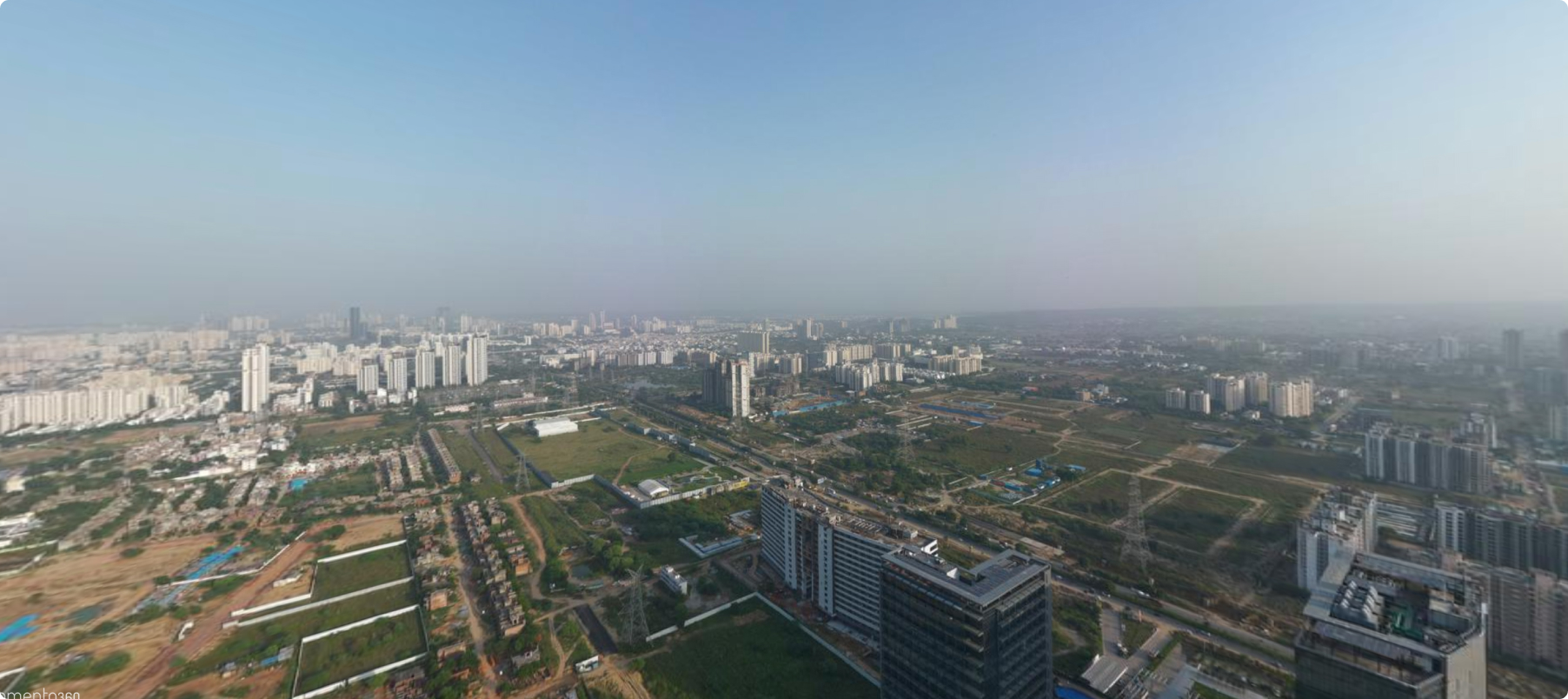 Birla Arika – drone view of the site